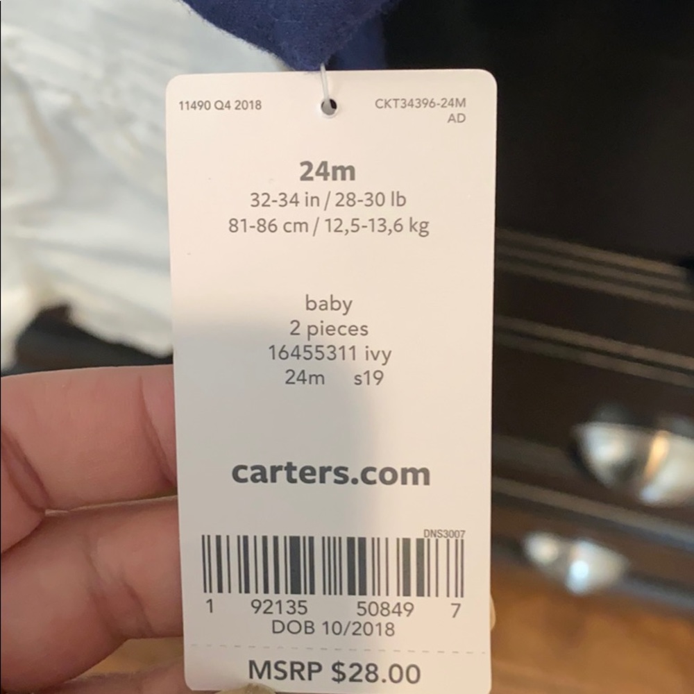 Carters Overall Set - Picture 2 of 3
